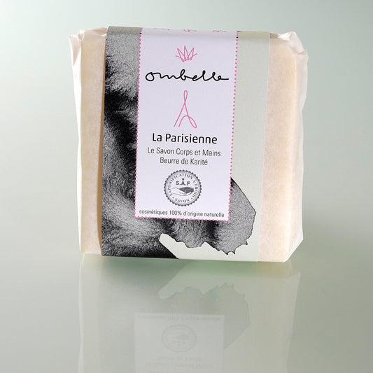 Ombelle Naturseife La Parisienne mit Fair Trade Bio-Sheabutter, kaltgesiedet