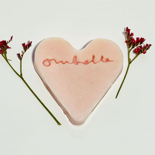 Seife-Herz-Rosa