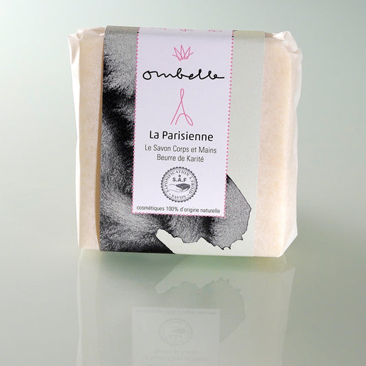 Ombelle Naturseife La Parisienne mit Fair Trade Bio-Sheabutter, kaltgesiedet  